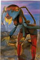 Evolution Evolution 1986, Oel auf Leinwand ca. 90 x 120 cm, im Privatbesitz