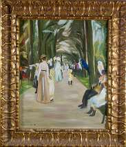 Papageienallee In Anlehung an Max Liebermann 