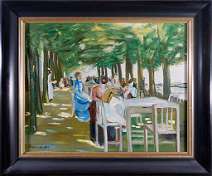 Terrasse Restaurant Jacob In Anlehung an Max Liebermann 